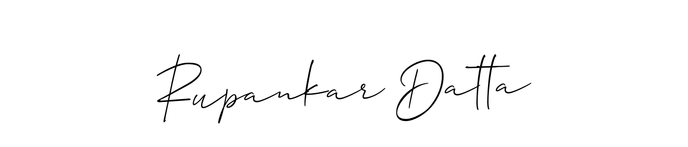 Also we have Rupankar Datta name is the best signature style. Create professional handwritten signature collection using Allison_Script autograph style. Rupankar Datta signature style 2 images and pictures png