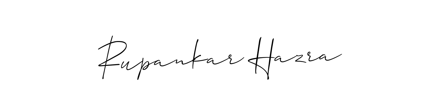 Design your own signature with our free online signature maker. With this signature software, you can create a handwritten (Allison_Script) signature for name Rupankar Hazra. Rupankar Hazra signature style 2 images and pictures png