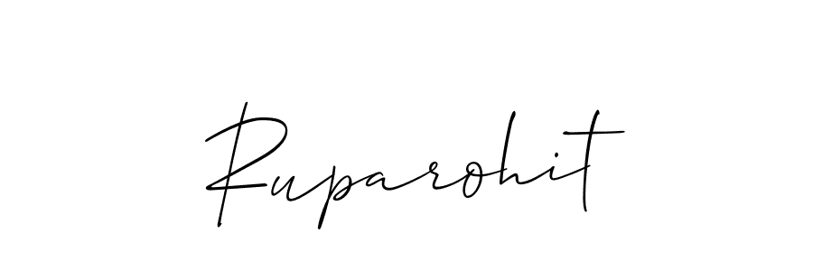 How to Draw Ruparohit signature style? Allison_Script is a latest design signature styles for name Ruparohit. Ruparohit signature style 2 images and pictures png