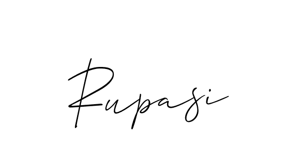 if you are searching for the best signature style for your name Rupasi. so please give up your signature search. here we have designed multiple signature styles  using Allison_Script. Rupasi signature style 2 images and pictures png