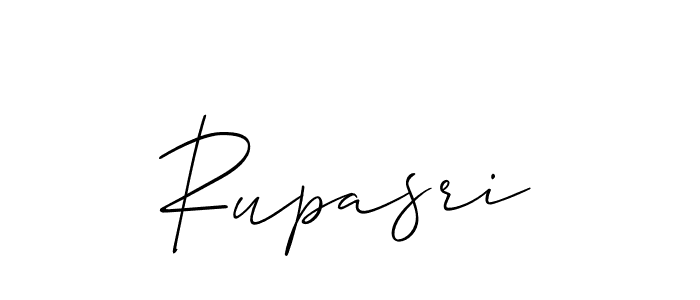 Similarly Allison_Script is the best handwritten signature design. Signature creator online .You can use it as an online autograph creator for name Rupasri. Rupasri signature style 2 images and pictures png