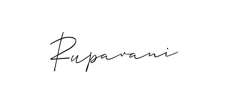 Make a short Rupavani signature style. Manage your documents anywhere anytime using Allison_Script. Create and add eSignatures, submit forms, share and send files easily. Rupavani signature style 2 images and pictures png
