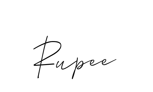 How to make Rupee name signature. Use Allison_Script style for creating short signs online. This is the latest handwritten sign. Rupee signature style 2 images and pictures png