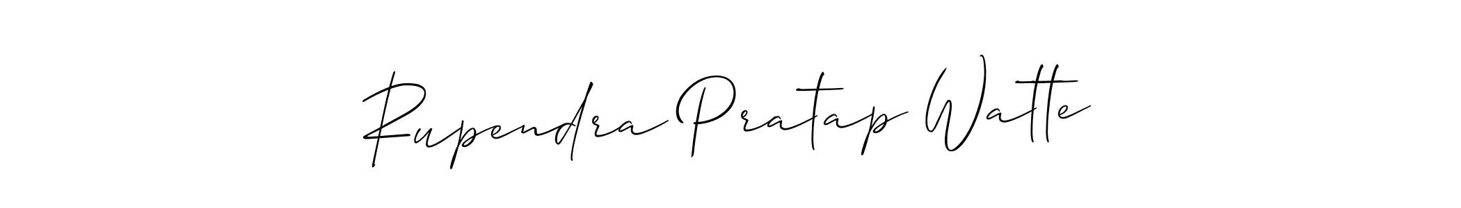 Also we have Rupendra Pratap Watte name is the best signature style. Create professional handwritten signature collection using Allison_Script autograph style. Rupendra Pratap Watte signature style 2 images and pictures png
