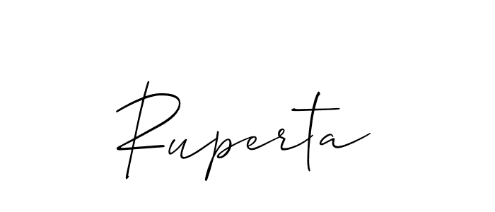 Create a beautiful signature design for name Ruperta. With this signature (Allison_Script) fonts, you can make a handwritten signature for free. Ruperta signature style 2 images and pictures png