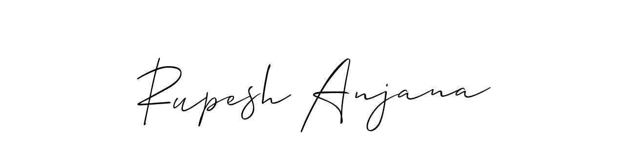 Make a beautiful signature design for name Rupesh Anjana. Use this online signature maker to create a handwritten signature for free. Rupesh Anjana signature style 2 images and pictures png