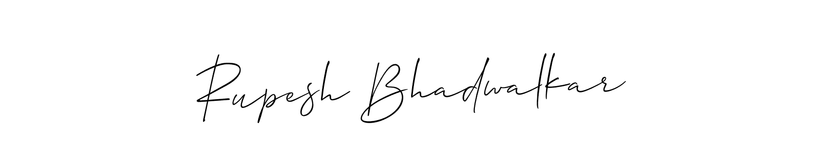 You can use this online signature creator to create a handwritten signature for the name Rupesh Bhadwalkar. This is the best online autograph maker. Rupesh Bhadwalkar signature style 2 images and pictures png