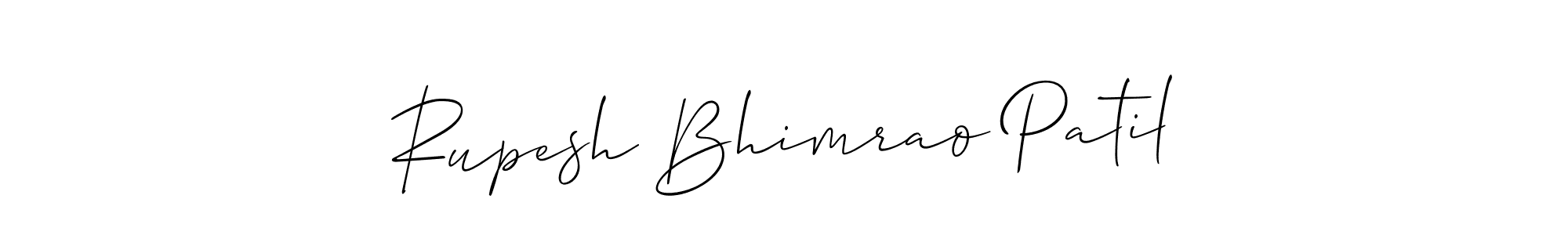 if you are searching for the best signature style for your name Rupesh Bhimrao Patil. so please give up your signature search. here we have designed multiple signature styles  using Allison_Script. Rupesh Bhimrao Patil signature style 2 images and pictures png