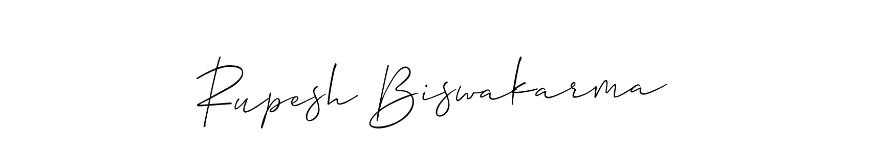 Similarly Allison_Script is the best handwritten signature design. Signature creator online .You can use it as an online autograph creator for name Rupesh Biswakarma. Rupesh Biswakarma signature style 2 images and pictures png