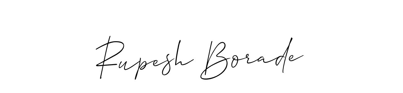 Make a short Rupesh Borade signature style. Manage your documents anywhere anytime using Allison_Script. Create and add eSignatures, submit forms, share and send files easily. Rupesh Borade signature style 2 images and pictures png