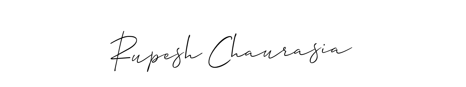 Rupesh Chaurasia stylish signature style. Best Handwritten Sign (Allison_Script) for my name. Handwritten Signature Collection Ideas for my name Rupesh Chaurasia. Rupesh Chaurasia signature style 2 images and pictures png