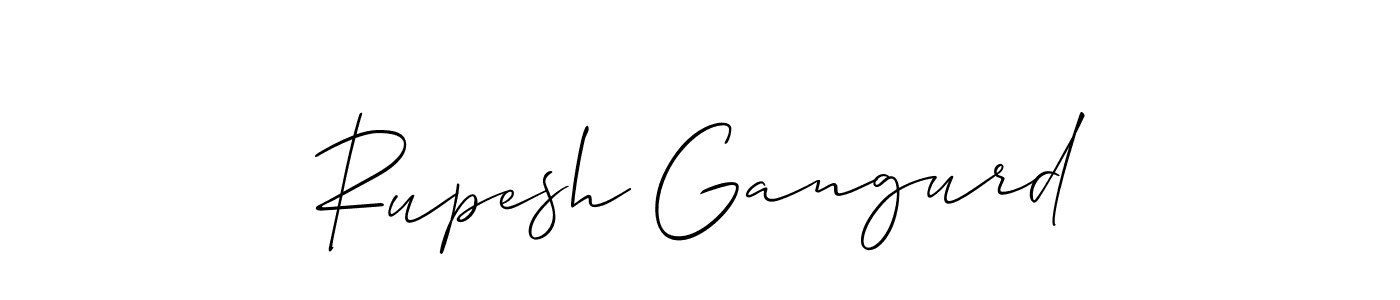 Make a beautiful signature design for name Rupesh Gangurd. Use this online signature maker to create a handwritten signature for free. Rupesh Gangurd signature style 2 images and pictures png