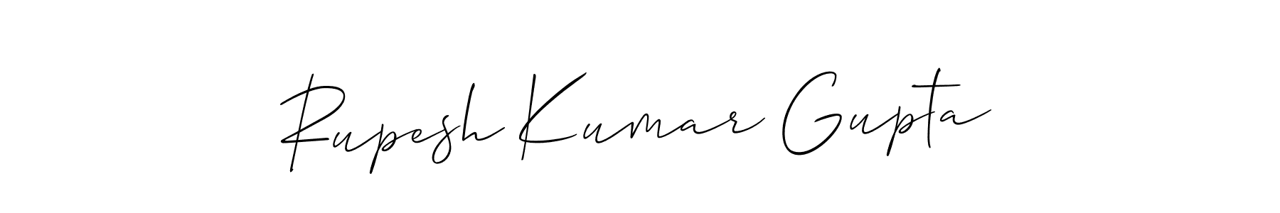 Similarly Allison_Script is the best handwritten signature design. Signature creator online .You can use it as an online autograph creator for name Rupesh Kumar Gupta. Rupesh Kumar Gupta signature style 2 images and pictures png