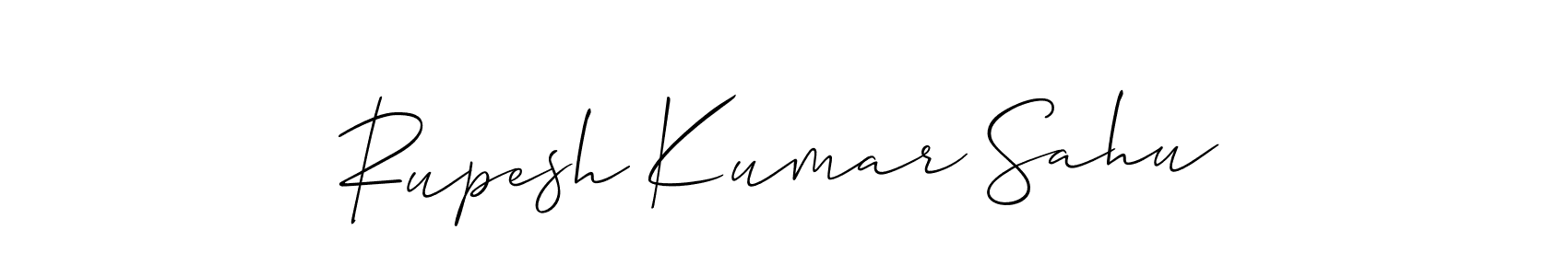 Make a beautiful signature design for name Rupesh Kumar Sahu. Use this online signature maker to create a handwritten signature for free. Rupesh Kumar Sahu signature style 2 images and pictures png