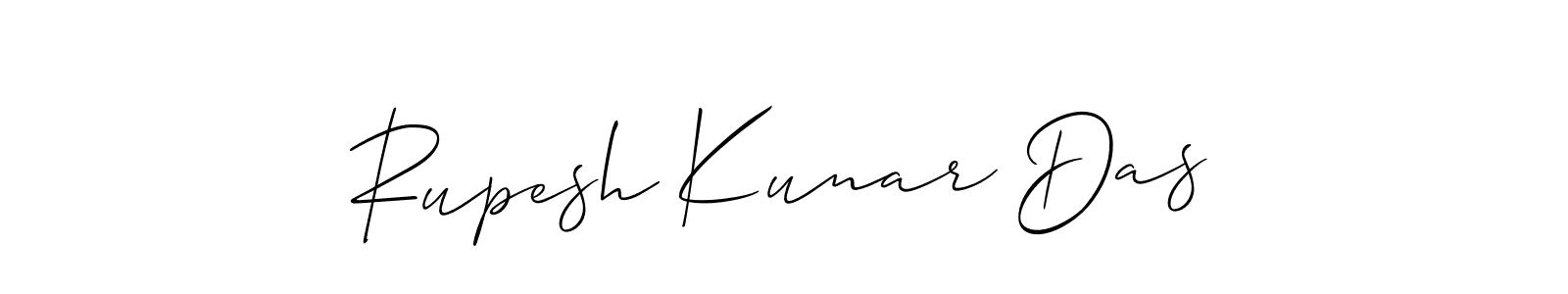 Rupesh Kunar Das stylish signature style. Best Handwritten Sign (Allison_Script) for my name. Handwritten Signature Collection Ideas for my name Rupesh Kunar Das. Rupesh Kunar Das signature style 2 images and pictures png