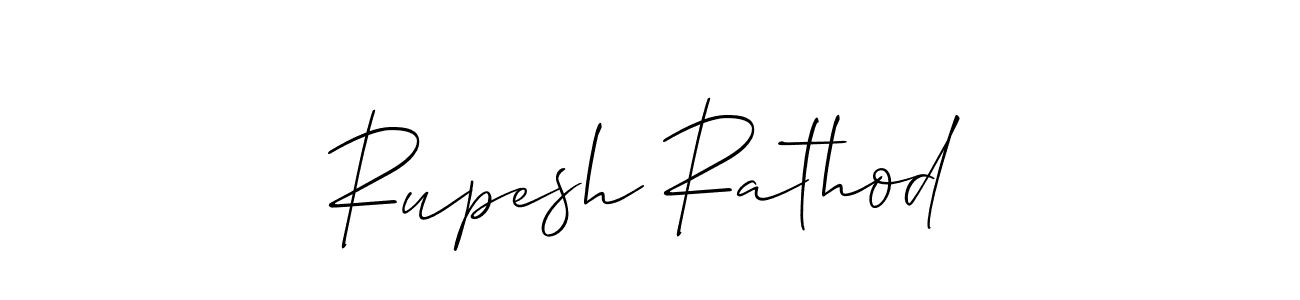Create a beautiful signature design for name Rupesh Rathod. With this signature (Allison_Script) fonts, you can make a handwritten signature for free. Rupesh Rathod signature style 2 images and pictures png