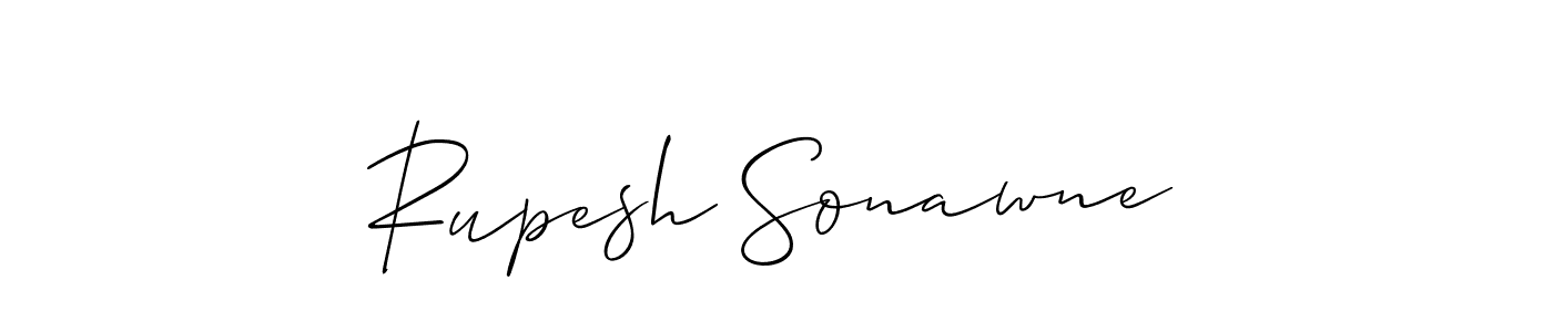 Also we have Rupesh Sonawne name is the best signature style. Create professional handwritten signature collection using Allison_Script autograph style. Rupesh Sonawne signature style 2 images and pictures png