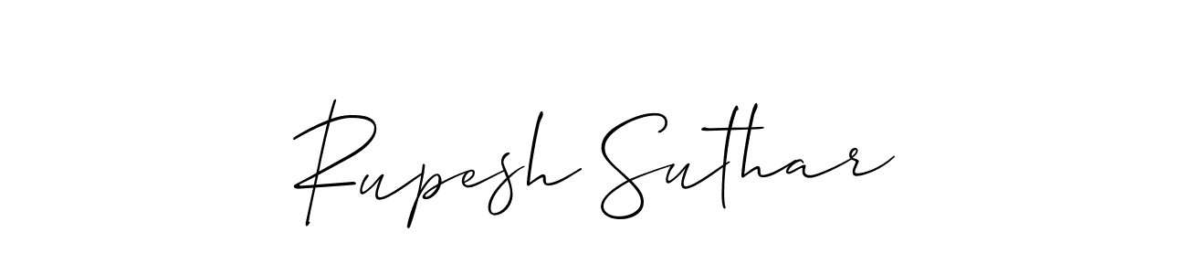 This is the best signature style for the Rupesh Suthar name. Also you like these signature font (Allison_Script). Mix name signature. Rupesh Suthar signature style 2 images and pictures png