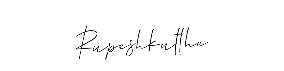 You should practise on your own different ways (Allison_Script) to write your name (Rupeshkulthe) in signature. don't let someone else do it for you. Rupeshkulthe signature style 2 images and pictures png