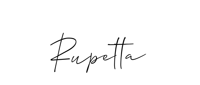 Also we have Rupetta name is the best signature style. Create professional handwritten signature collection using Allison_Script autograph style. Rupetta signature style 2 images and pictures png