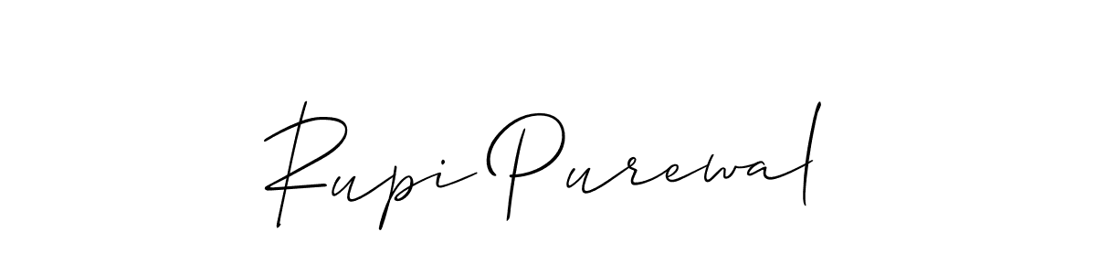Make a beautiful signature design for name Rupi Purewal. Use this online signature maker to create a handwritten signature for free. Rupi Purewal signature style 2 images and pictures png
