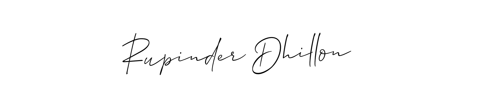 You can use this online signature creator to create a handwritten signature for the name Rupinder Dhillon. This is the best online autograph maker. Rupinder Dhillon signature style 2 images and pictures png