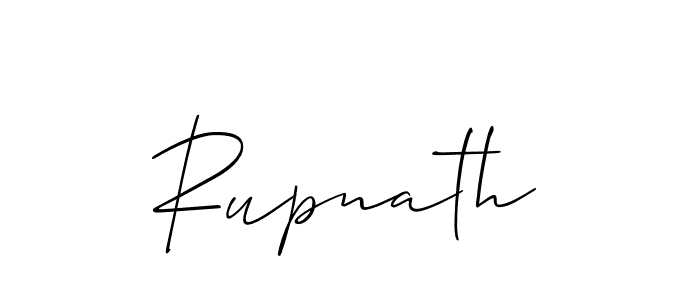 if you are searching for the best signature style for your name Rupnath. so please give up your signature search. here we have designed multiple signature styles  using Allison_Script. Rupnath signature style 2 images and pictures png