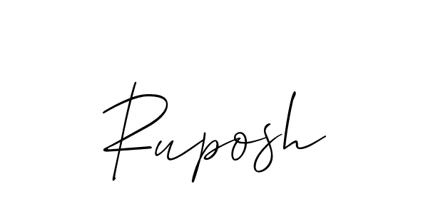 Make a beautiful signature design for name Ruposh. Use this online signature maker to create a handwritten signature for free. Ruposh signature style 2 images and pictures png