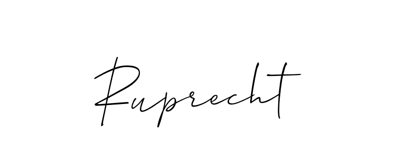 Design your own signature with our free online signature maker. With this signature software, you can create a handwritten (Allison_Script) signature for name Ruprecht. Ruprecht signature style 2 images and pictures png