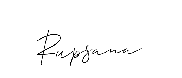 Rupsana stylish signature style. Best Handwritten Sign (Allison_Script) for my name. Handwritten Signature Collection Ideas for my name Rupsana. Rupsana signature style 2 images and pictures png