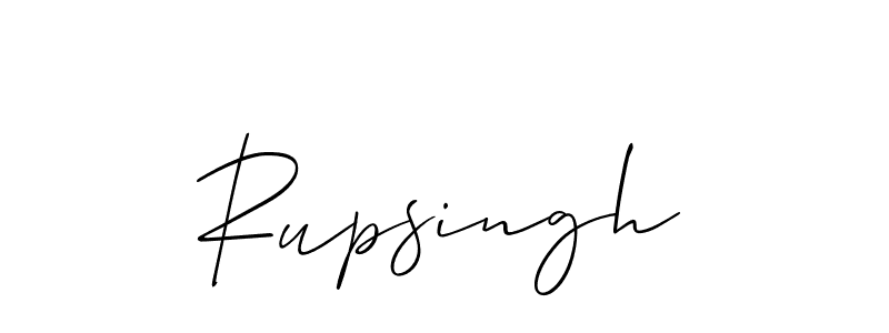 How to make Rupsingh name signature. Use Allison_Script style for creating short signs online. This is the latest handwritten sign. Rupsingh signature style 2 images and pictures png