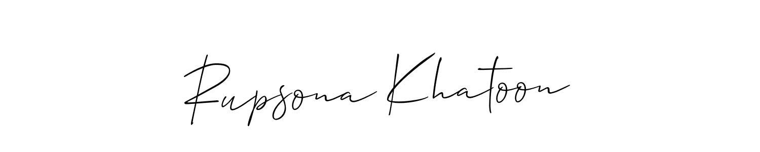 Make a beautiful signature design for name Rupsona Khatoon. Use this online signature maker to create a handwritten signature for free. Rupsona Khatoon signature style 2 images and pictures png