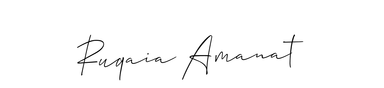 See photos of Ruqaia Amanat official signature by Spectra . Check more albums & portfolios. Read reviews & check more about Allison_Script font. Ruqaia Amanat signature style 2 images and pictures png