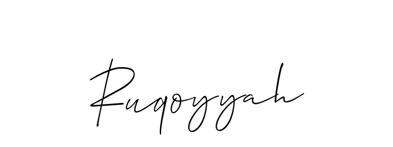 Once you've used our free online signature maker to create your best signature Allison_Script style, it's time to enjoy all of the benefits that Ruqoyyah name signing documents. Ruqoyyah signature style 2 images and pictures png
