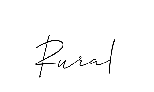 Similarly Allison_Script is the best handwritten signature design. Signature creator online .You can use it as an online autograph creator for name Rural. Rural signature style 2 images and pictures png