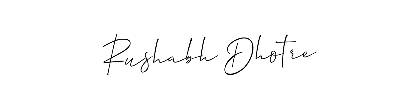 You can use this online signature creator to create a handwritten signature for the name Rushabh Dhotre. This is the best online autograph maker. Rushabh Dhotre signature style 2 images and pictures png