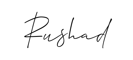 The Allison_Script lettering style adds unique flourish to name Rushad. Stand out with a custom digital autograph made in seconds. Rushad signature style 2 images and pictures png