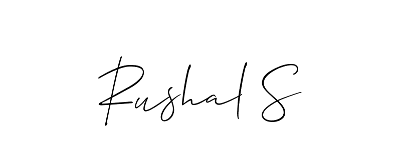 See photos of Rushal S official signature by Spectra . Check more albums & portfolios. Read reviews & check more about Allison_Script font. Rushal S signature style 2 images and pictures png