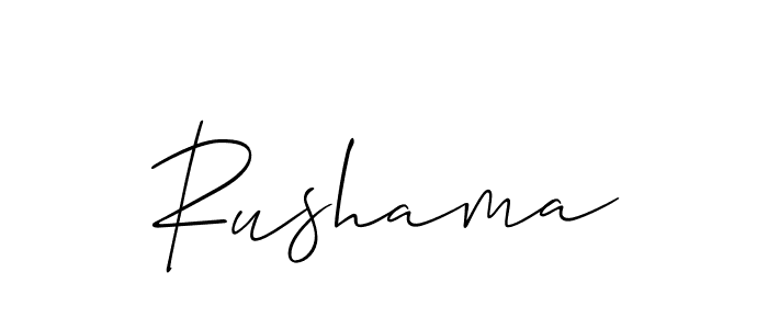 How to Draw Rushama signature style? Allison_Script is a latest design signature styles for name Rushama. Rushama signature style 2 images and pictures png