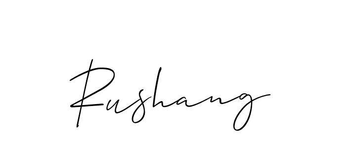 You can use this online signature creator to create a handwritten signature for the name Rushang. This is the best online autograph maker. Rushang signature style 2 images and pictures png