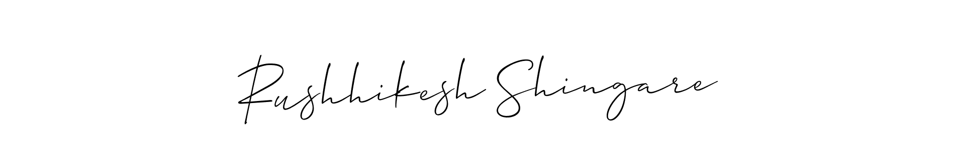 Also You can easily find your signature by using the search form. We will create Rushhikesh Shingare name handwritten signature images for you free of cost using Allison_Script sign style. Rushhikesh Shingare signature style 2 images and pictures png