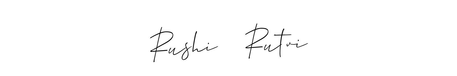 Make a beautiful signature design for name Rushi ❤️ Rutvi. Use this online signature maker to create a handwritten signature for free. Rushi ❤️ Rutvi signature style 2 images and pictures png