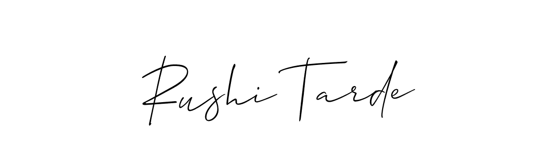 You can use this online signature creator to create a handwritten signature for the name Rushi Tarde. This is the best online autograph maker. Rushi Tarde signature style 2 images and pictures png