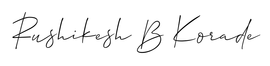 Create your official email sign-off with Rushikesh B Korade name in Allison_Script style. Crisp, clean, and perfectly legible across all screens. Rushikesh B Korade signature style 2 images and pictures png