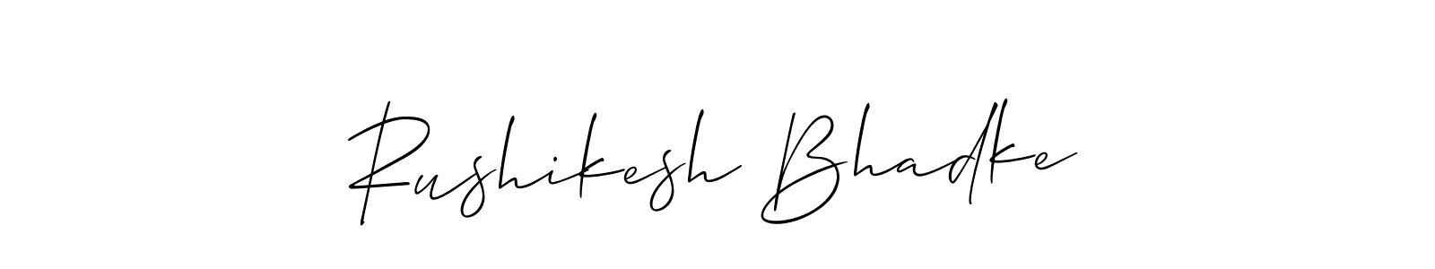 Once you've used our free online signature maker to create your best signature Allison_Script style, it's time to enjoy all of the benefits that Rushikesh Bhadke name signing documents. Rushikesh Bhadke signature style 2 images and pictures png
