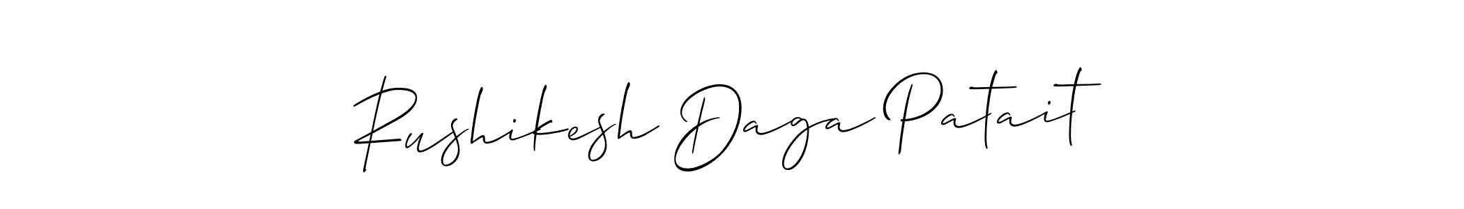 Here are the top 10 professional signature styles for the name Rushikesh Daga Patait. These are the best autograph styles you can use for your name. Rushikesh Daga Patait signature style 2 images and pictures png