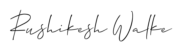 Create an unforgettable impression when signing with Rushikesh Walke name styled in Allison_Script typography. 100% free online generator. Rushikesh Walke signature style 2 images and pictures png