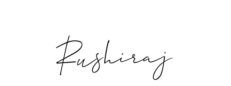 You should practise on your own different ways (Allison_Script) to write your name (Rushiraj) in signature. don't let someone else do it for you. Rushiraj signature style 2 images and pictures png