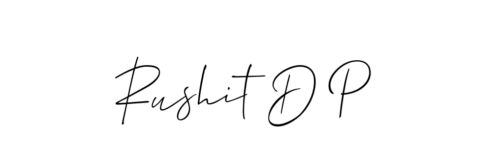 Best and Professional Signature Style for Rushit D P. Allison_Script Best Signature Style Collection. Rushit D P signature style 2 images and pictures png