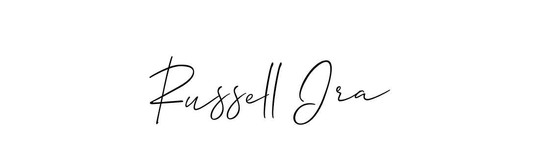You can use this online signature creator to create a handwritten signature for the name Russell Ira. This is the best online autograph maker. Russell Ira signature style 2 images and pictures png
